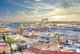 Panorama-Luftbild von Kiel und der Kieler Förde