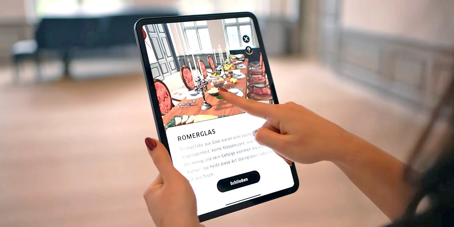 Screenshot vom YouTube-Video über AR-App zur Drostei