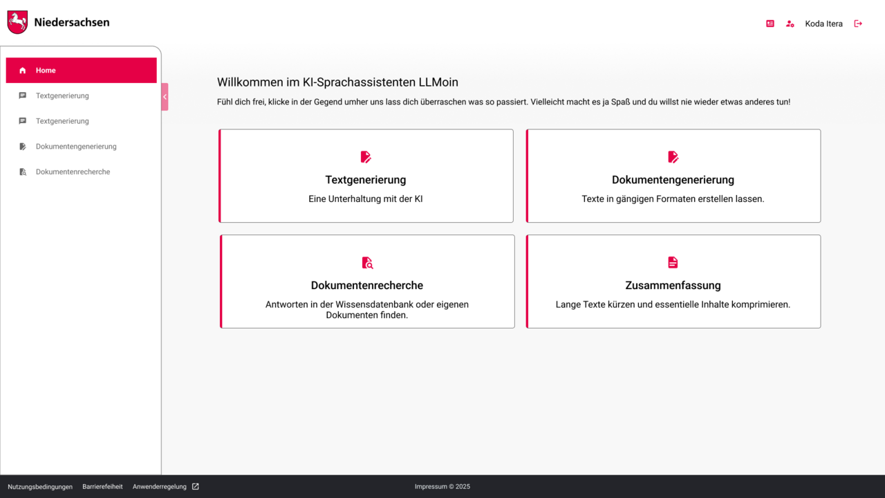 LLMoin Theme Niedersachsen