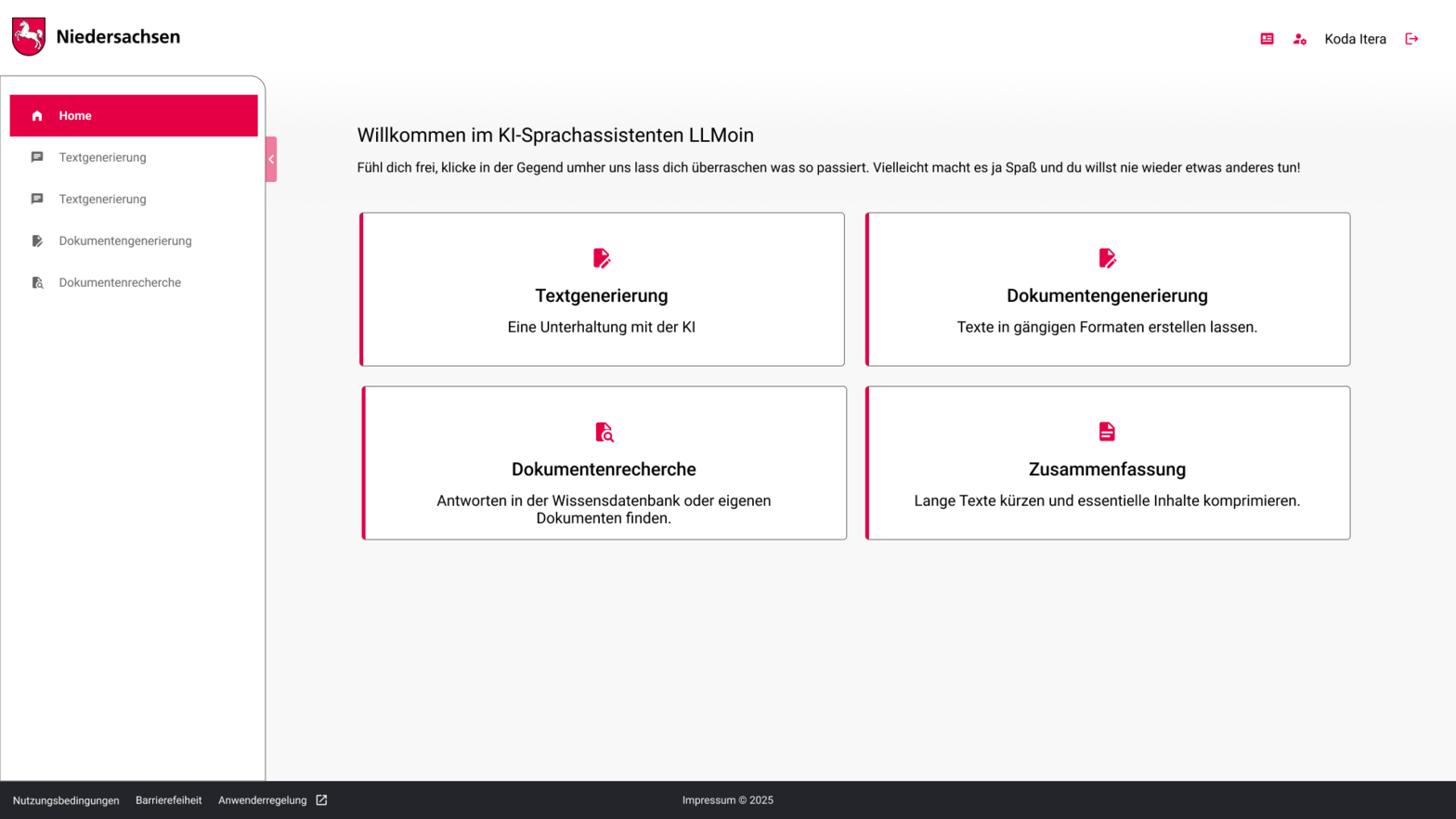 LLMoin Theme Niedersachsen