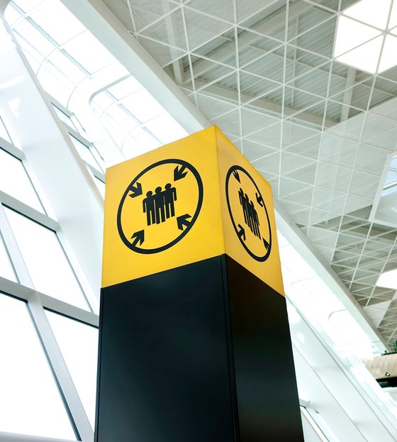 EVA Online Foto von Sammelstation am Flughafen