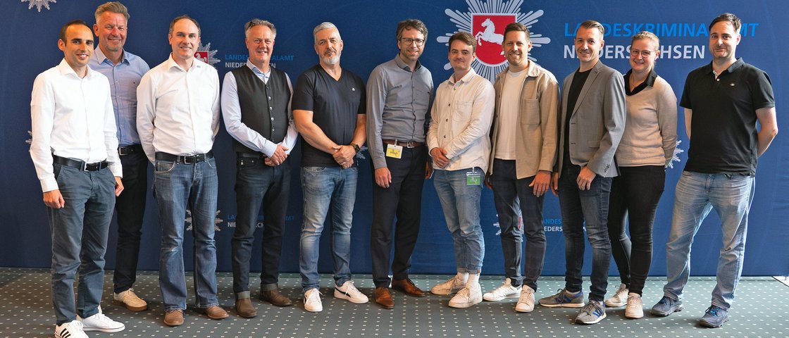 Das Projektteam der Beweismittelcloud vom LKA Niedersachsen und Dataport