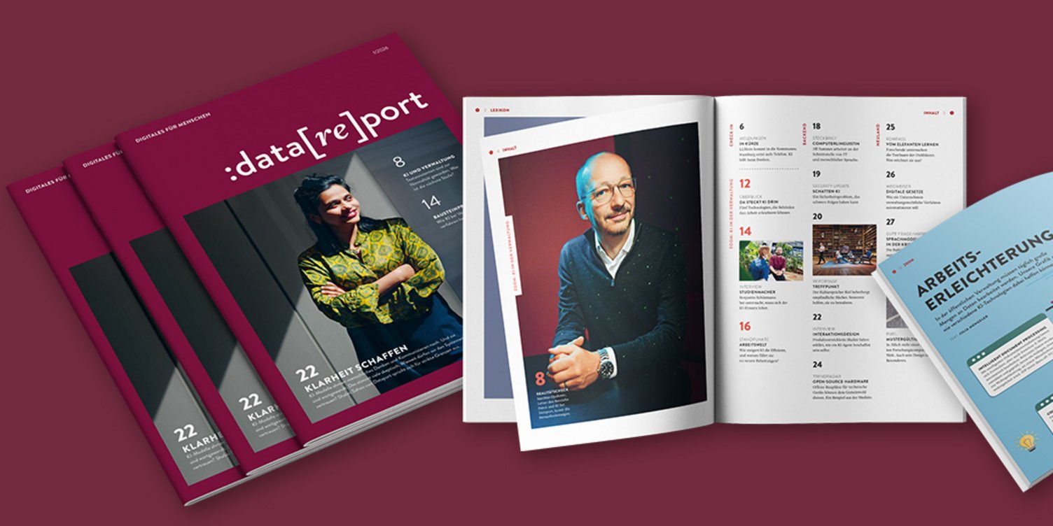 Die neue Ausgabe des Datareport.