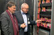 Bremens Finanzsenator Dietmar Strehl (l.) und Staatsrat Hens-Henning Lühr im Twin Data Center