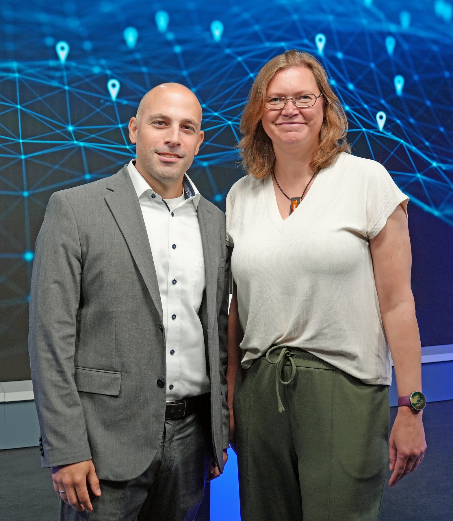 Alexander Georgiadis, CIO Niedersachsen und Silke Tessmann, Vorständin Dataport 