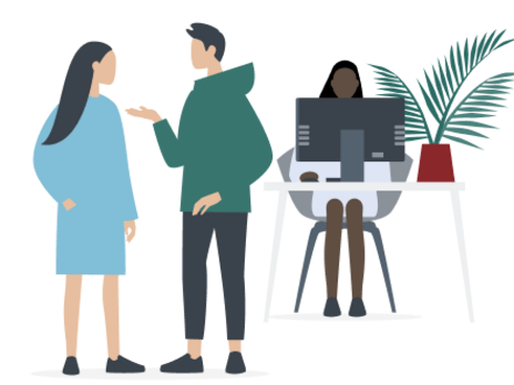 Zusammenarbeiten in Co-Working-Spaces bei Dataport