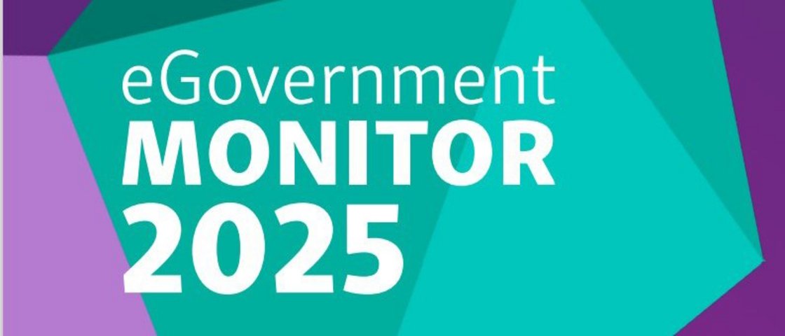 Screenshot vom Titelblatt des eGovernment Monitors 