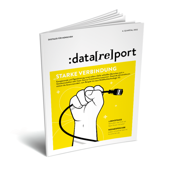 Datareport, Ausgabe 4 / 2022 Illustration: Heft 4/22