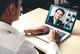 Video-Konferenz am Laptop