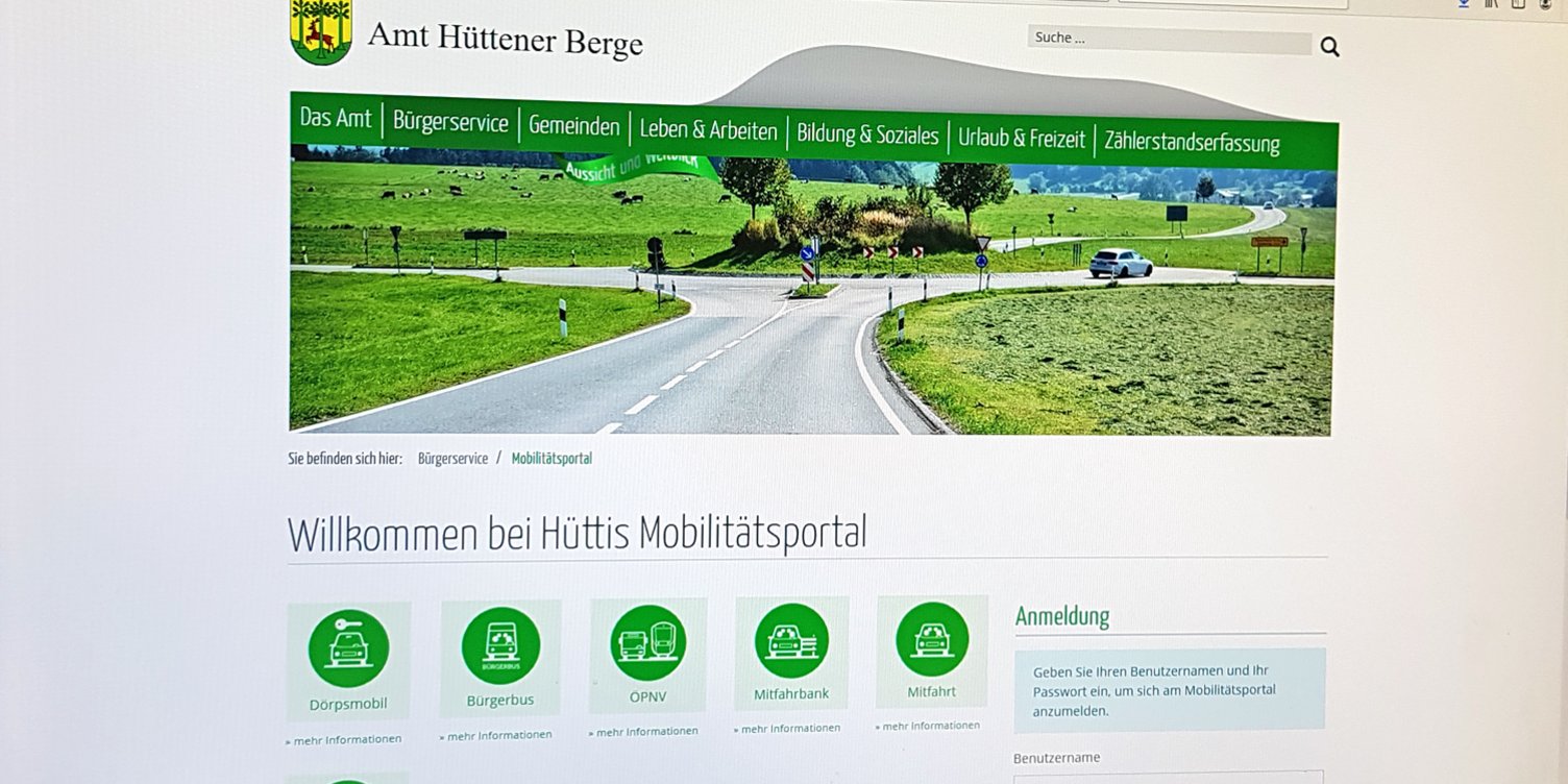 Schleswig-Holstein: Hüttener Berge machen mit neuem Portal mobil