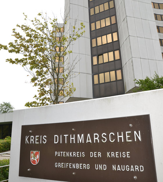 Outsourcing Bild von Gebäude der Kreisverwaltung Dithmarschen
