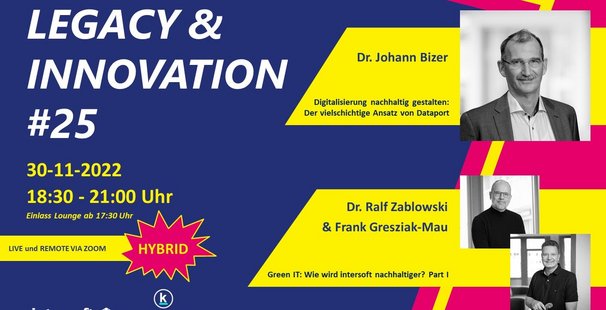 Dr. Johann Bizer spricht zu Digitalisierung und Nachhaltigkeit