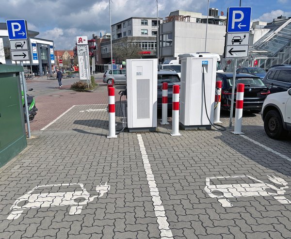 Ladesäulen in der Innenstadt Bad Schwartaus