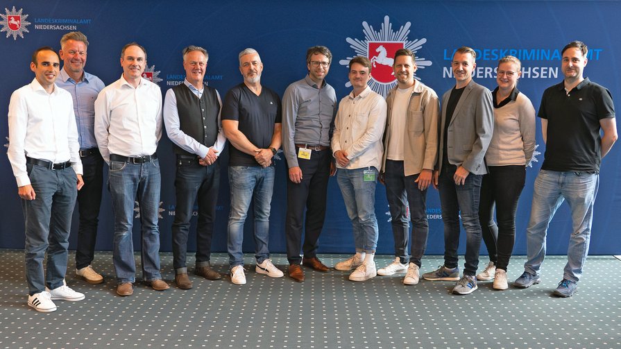 Das Projektteam der Beweismittelcloud vom LKA Niedersachsen und Dataport