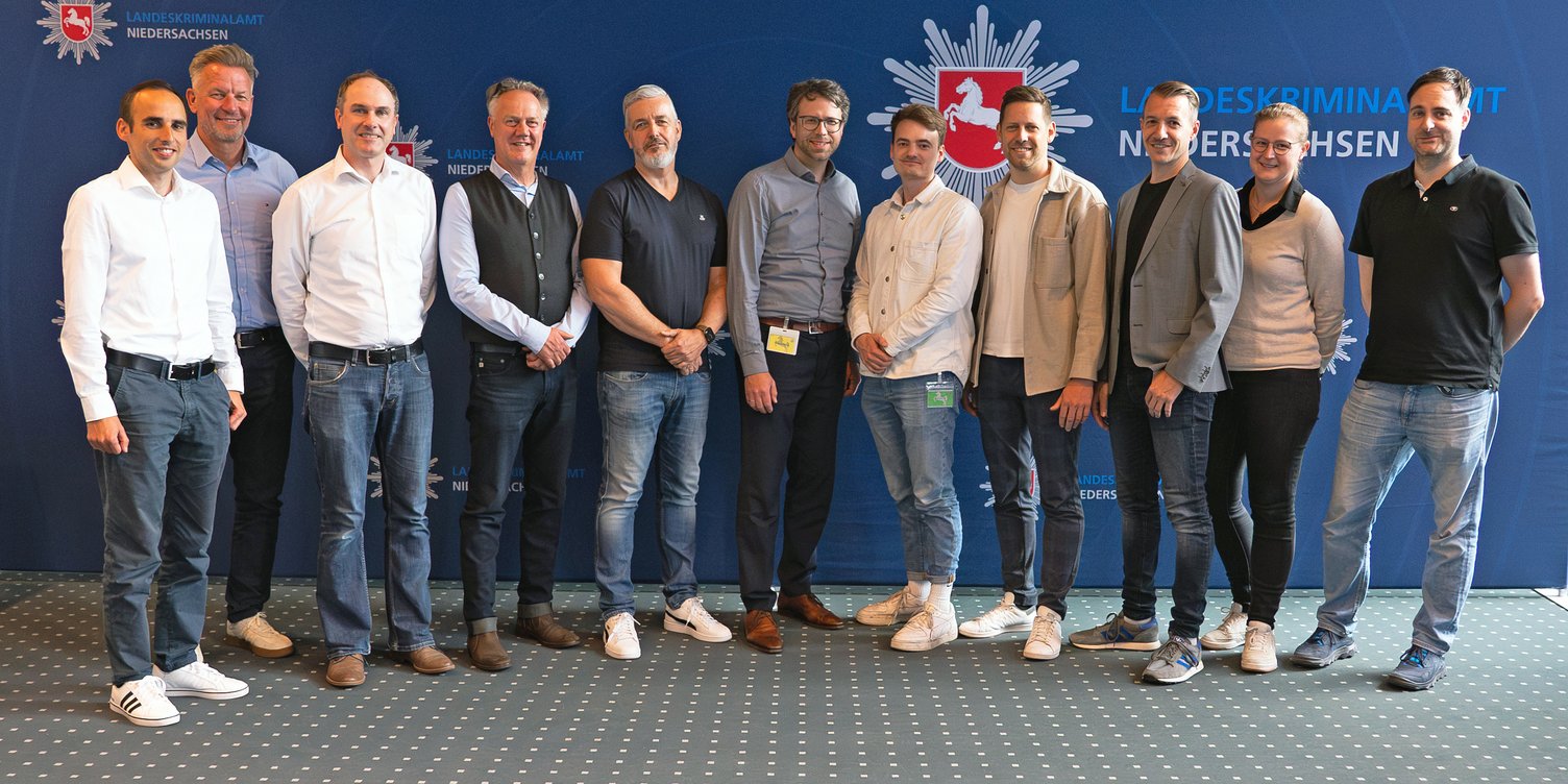 Das Projektteam der Beweismittelcloud vom LKA Niedersachsen und Dataport