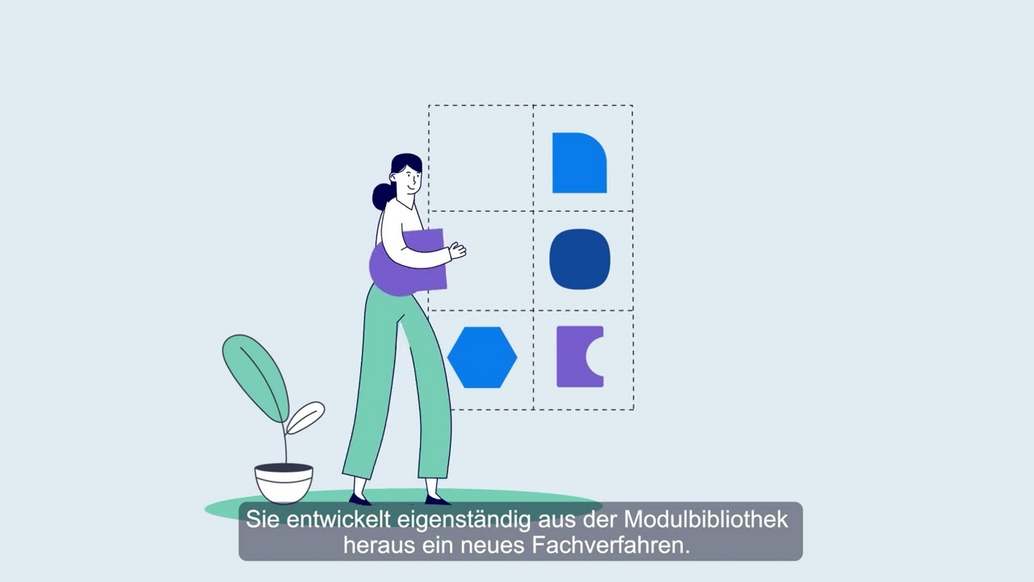 Vorschaubild zum Video: MODUL-F – Fachverfahren einfach erstellt. Von Verwaltung für Verwaltung.