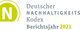 Logo Signet Deutscher Nachhaltigkeitskodex, Berichtsjahr 2021