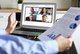 Business-Team arbeitet in Videokonferenz zusammen