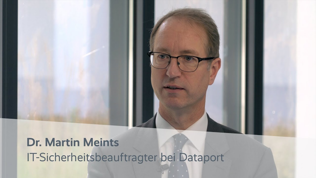 Vorschaubild zum Video: Dr. Martin Meints zur Gebäudesicherheit des Twin Data Centers