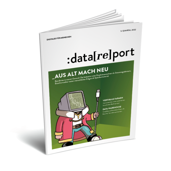Datareport, Ausgabe 3 / 2022 Illustration: Heft 3/22