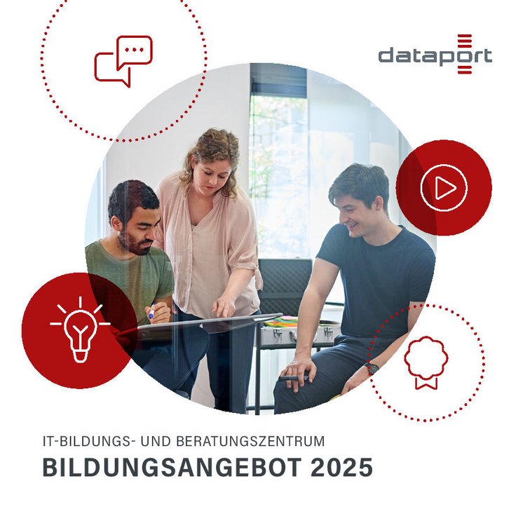 Cover des Schulungskataloges 2025