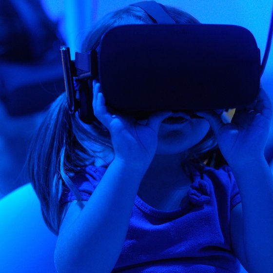 Unsere Vision Kind mit VR-Brille