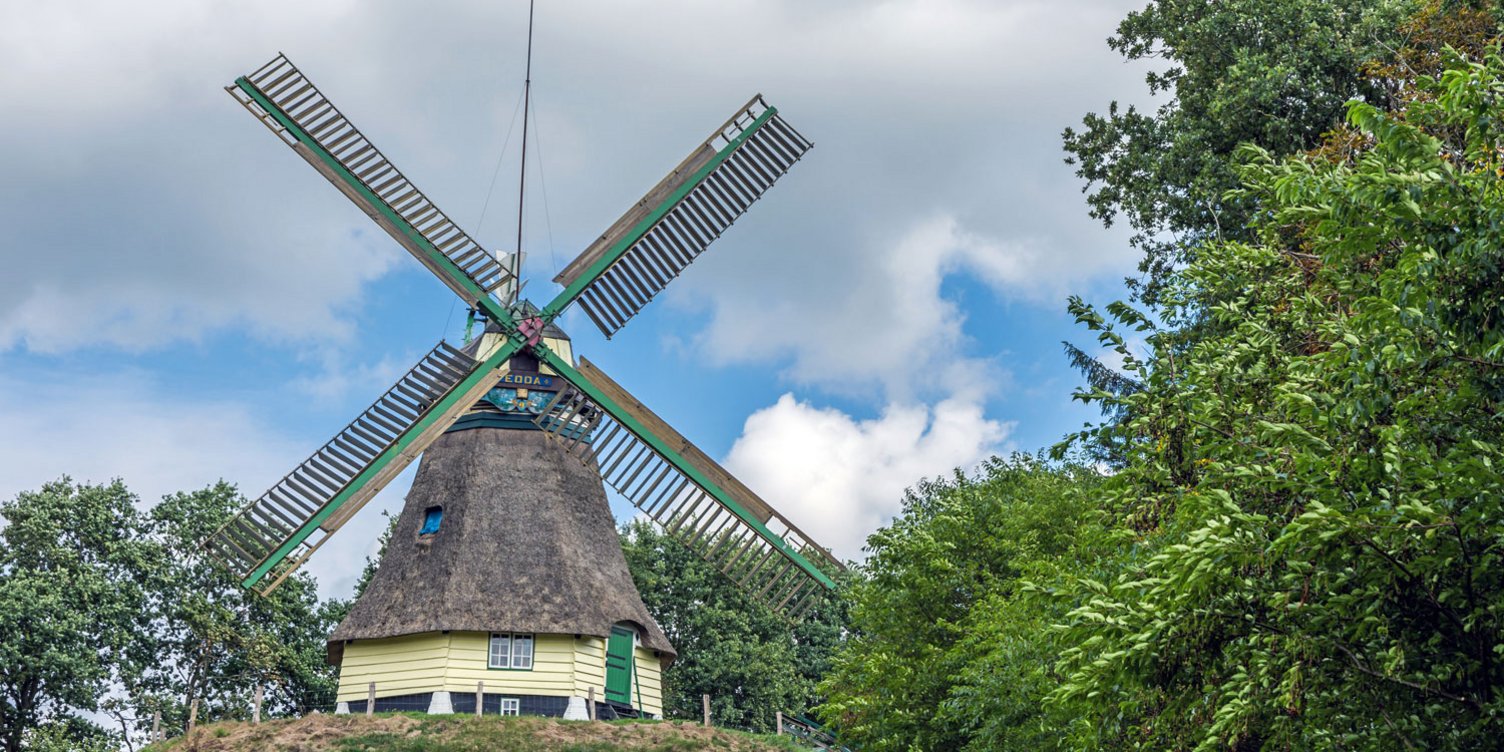 Die historische Mühle Edda in Sankt Michaelisdonn.