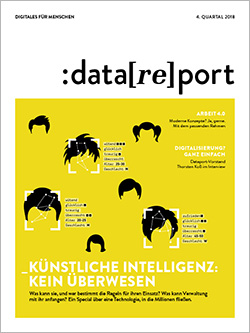 Datareport 2018, 4. Quartal, Thema: Künstliche Intelligenz