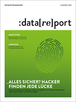Datareport 2019, 1. Quartal, Thema: Hacker finden jede Lücke