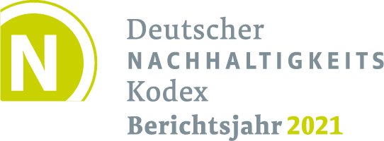 Logo Signet Deutscher Nachhaltigkeitskodex, Berichtsjahr 2021